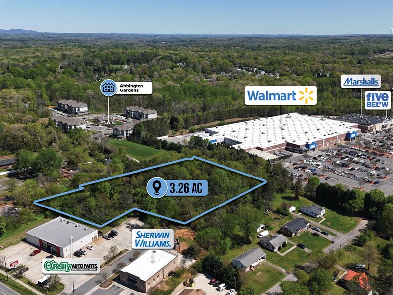 Walmart Shadow 3.26 Acre Parcel : Winston-Salem : Forsyth County : North Carolina