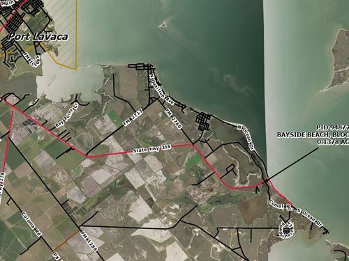 Great Ocean-View Lot, Only $9,897 : Magnolia : Calhoun County : Texas