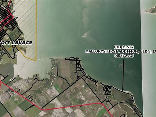 Oceanfront Lot, Make Offer, $199/Mo : Magnolia : Calhoun County : Texas