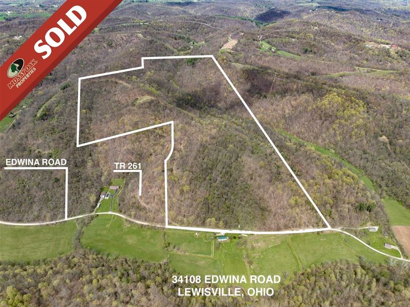 Edwina Rd, 134 Acres, Monroe Coun : Lewisville : Monroe County : Ohio