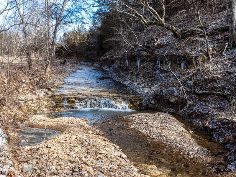 Beautiful Farm, Home & Live Water : Willow Springs : Texas County : Missouri