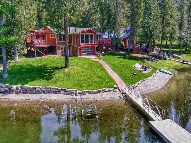 Bull Lake Lodge : Troy : Lincoln County : Montana