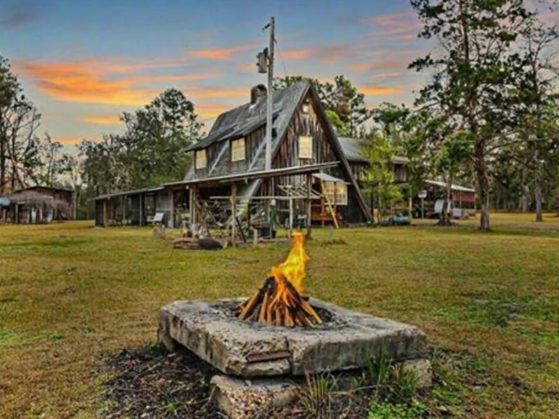 Cabin on Overstreet Ave : Lamont : Jefferson County : Florida