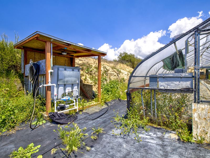 Running Water, Bath, Outbuildings : Hemet : Riverside County : California
