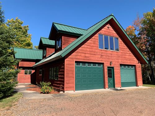 Winifred Lake Home and Acreage : Presque Isle : Vilas County : Wisconsin