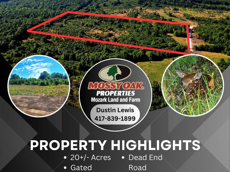 20 Acres in Bolivar, Missouri : Bolivar : Polk County : Missouri