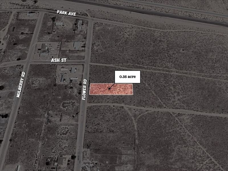 Cash Deal for Great 0.35 Acre : Hinkley : San Bernardino County : California