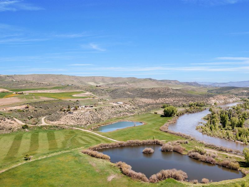 Middle Yampa River Home and Acreage : Hayden : Routt County : Colorado