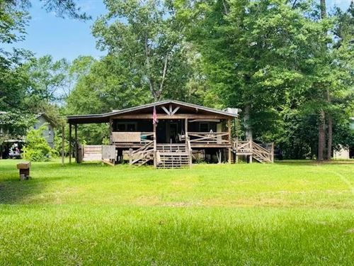 Waterfront Camp On 1.45 Acres, Was : Angie : Washington Parish : Louisiana