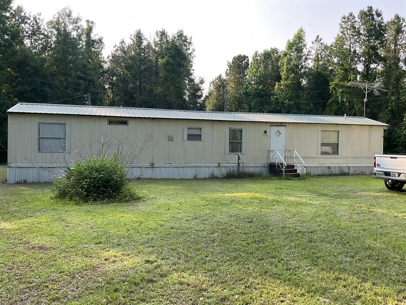 N Carter Rd Tract with Mobile Home : Luverne : Crenshaw County : Alabama