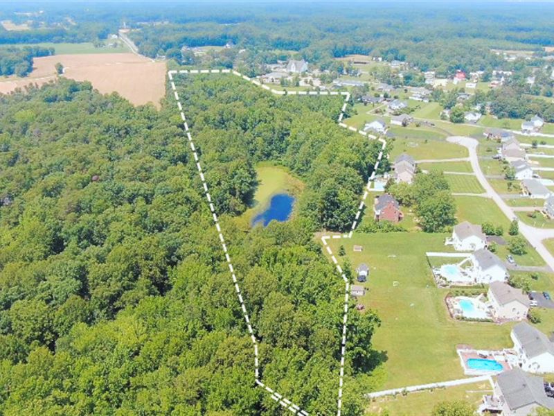 18.5 Acres in Md, No HOA : Mechanicsville : Saint Mary's County : Maryland