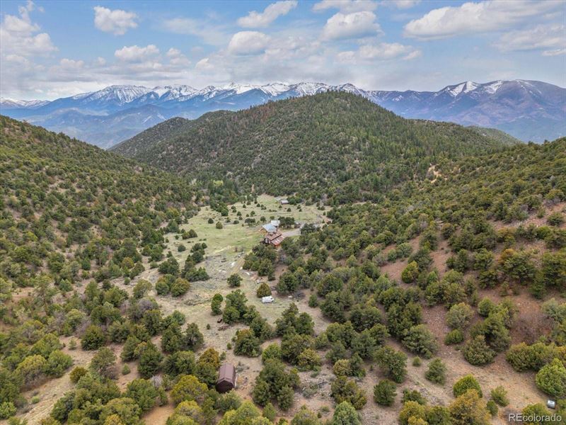 Mountain Retreat on 70 Acres : Salida : Chaffee County : Colorado