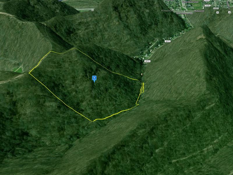 40.79 Acres in Kanawha County WV : Belle : Kanawha County : West Virginia