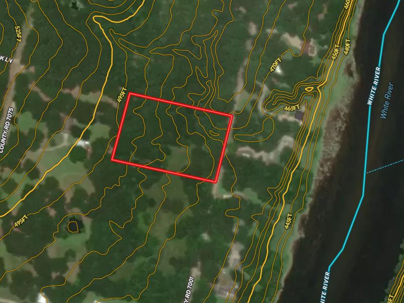 4 Acre Near White River : Bull Shoals : Marion County : Arkansas