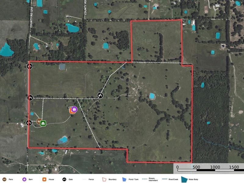Delta County TX Farm for Sale : Lake Creek : Delta County : Texas