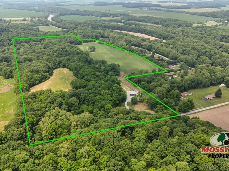 70 Acres Land & Pole Barn : Peru : Cass County : Indiana