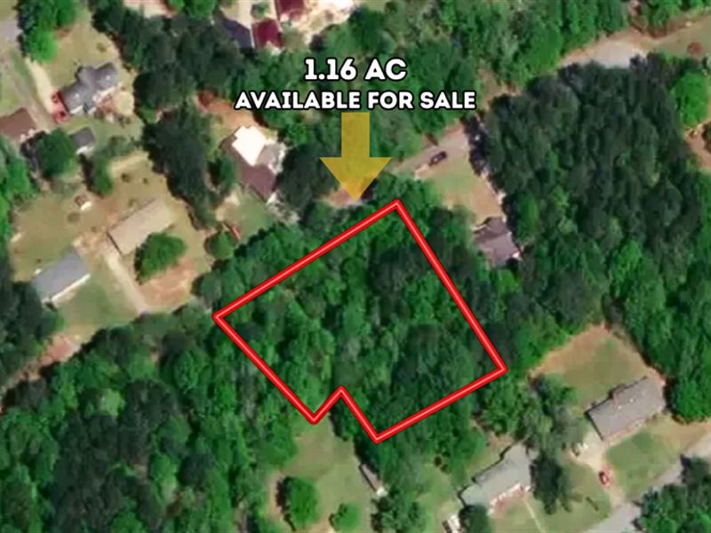 1.16 Acres Near Saluda River, SC : Ware Shoals : Abbeville County : South Carolina