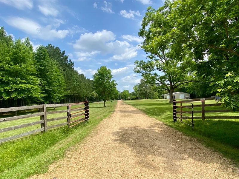 Mobile Homes, Pond/Workshop/Sheds : Jayess : Lawrence County : Mississippi