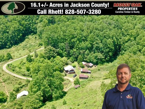 16.18 Acres, 2087 Henry Road : Sylva : Jackson County : North Carolina