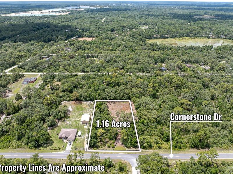 Cornerstone Dr 1.16 Acres : Webster : Hernando County : Florida