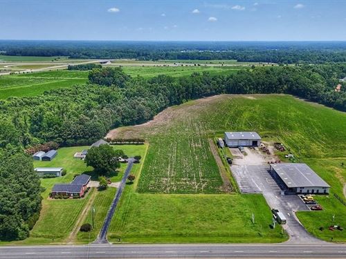 10 Acres of Multi Use Land For Sale : Goldsboro : Wayne County : North Carolina