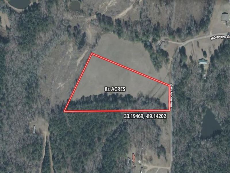 8 Acres in Winston County in Louisv : Louisville : Winston County : Mississippi