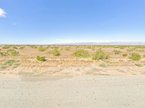Paved Access CA Lot, $424.22/Month : California City : Kern County : California