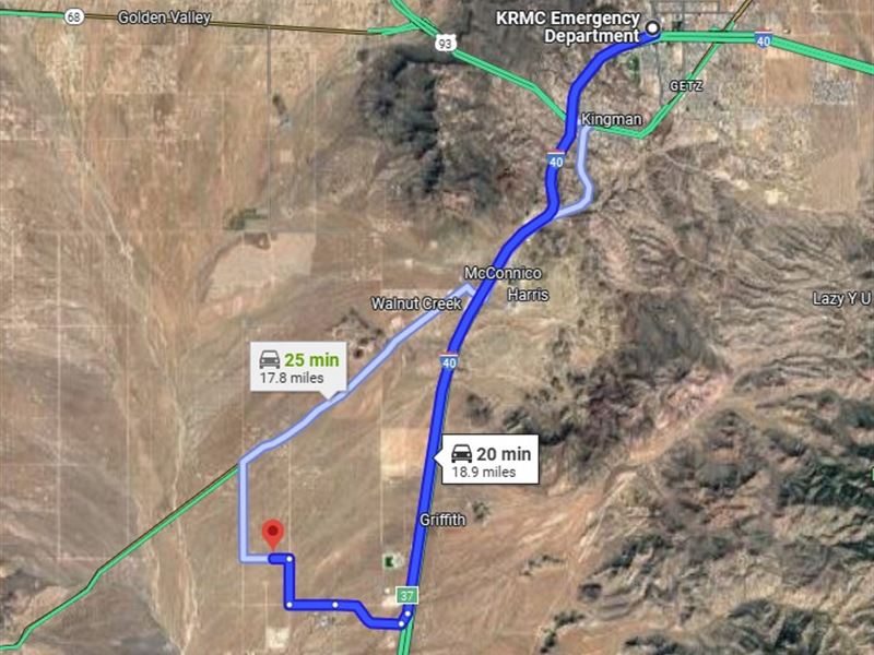 Where Route 66 Meets Freedom : Golden Valley : Mohave County : Arizona
