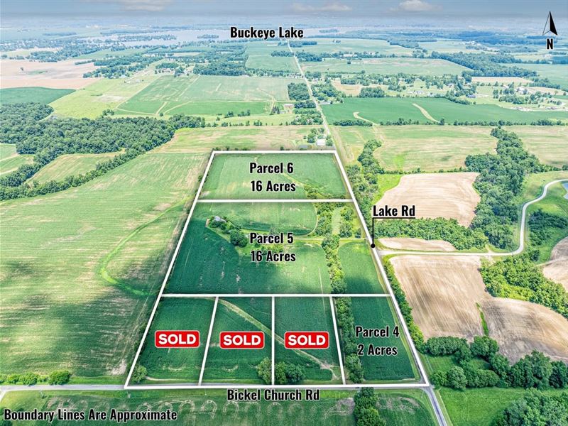Bickel Church Rd, 2 Acres : Millersport : Fairfield County : Ohio
