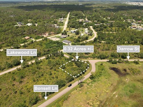 Over Sized Corner Lot : Port Charlotte : Charlotte County : Florida