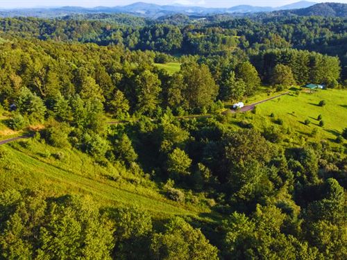 1.49 Ac Ashe NC Off-Grid : Grassy Creek : Ashe County : North Carolina