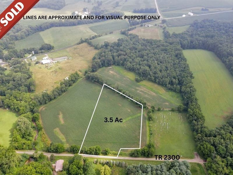 TR 2300 Tract 2, 3 Acres : Jeromesville : Ashland County : Ohio