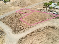 Two Combined Lots for Sale : Menifee : Riverside County : California