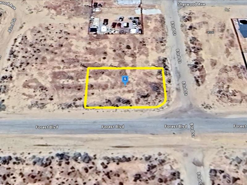 Paved Access Property, $610.58 Down : California City : Kern County : California