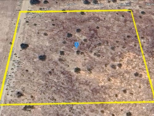 Just $513.75/Month, Flat Corner Lot : Rosamond : Kern County : California