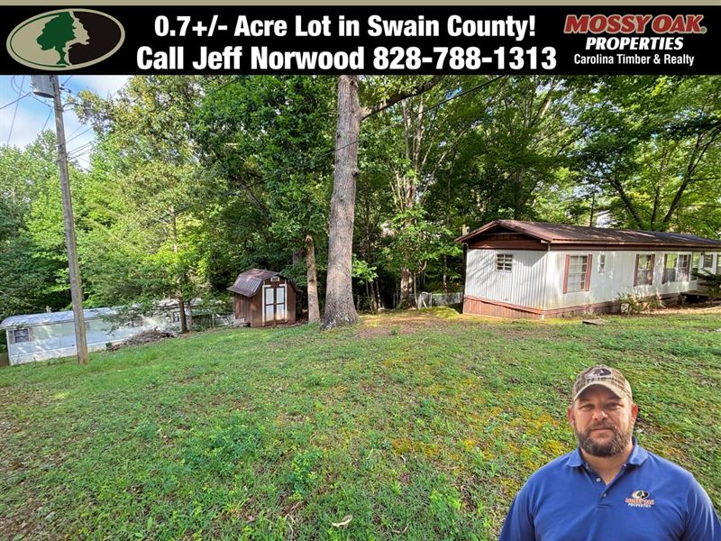 .77 Acre Lot Just Outside of Br : Bryson City : Swain County : North Carolina