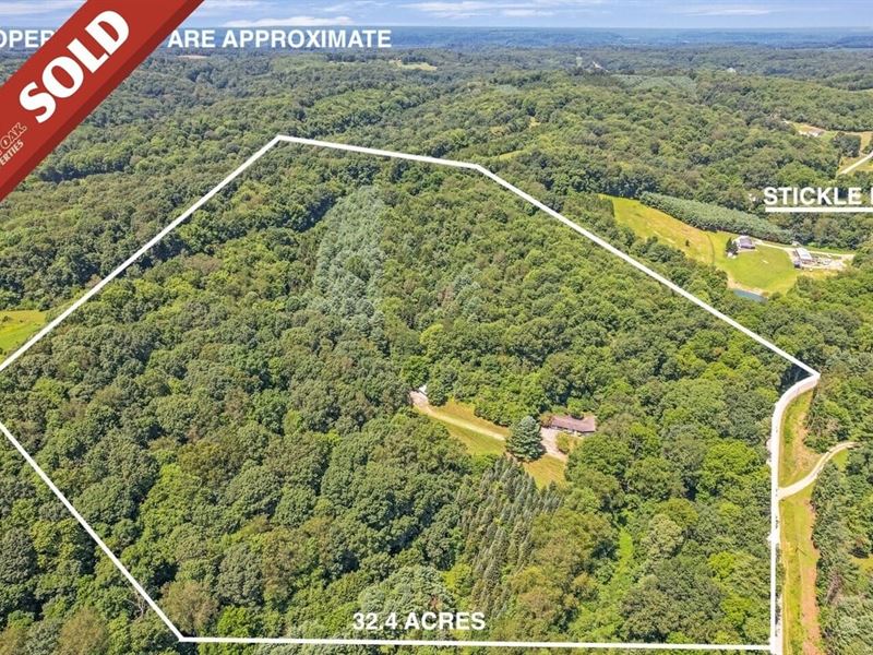 Stickle Rd, 32 Acres : Saint Louisville : Licking County : Ohio