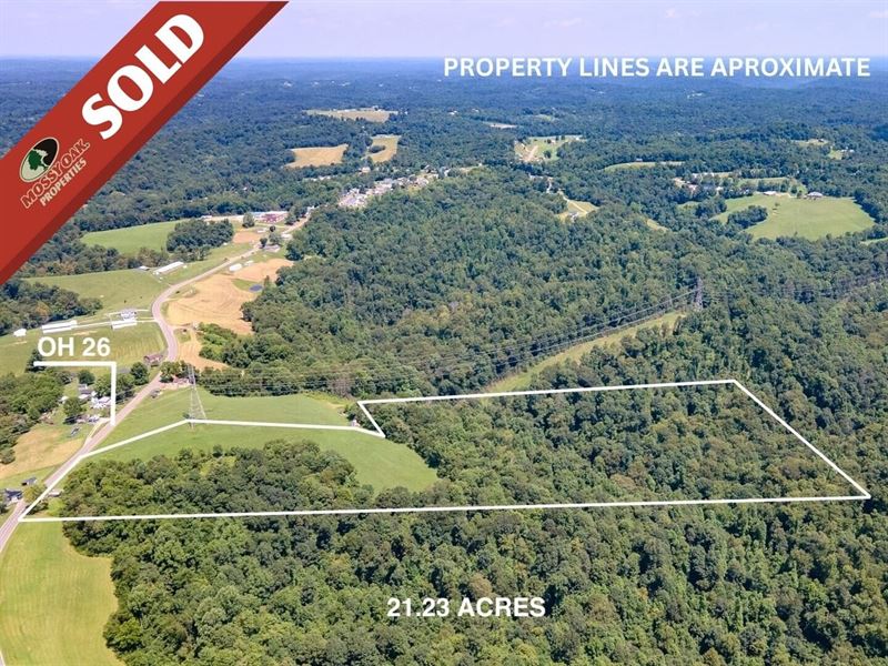 OH 26, 21 Acres : Graysville : Monroe County : Ohio