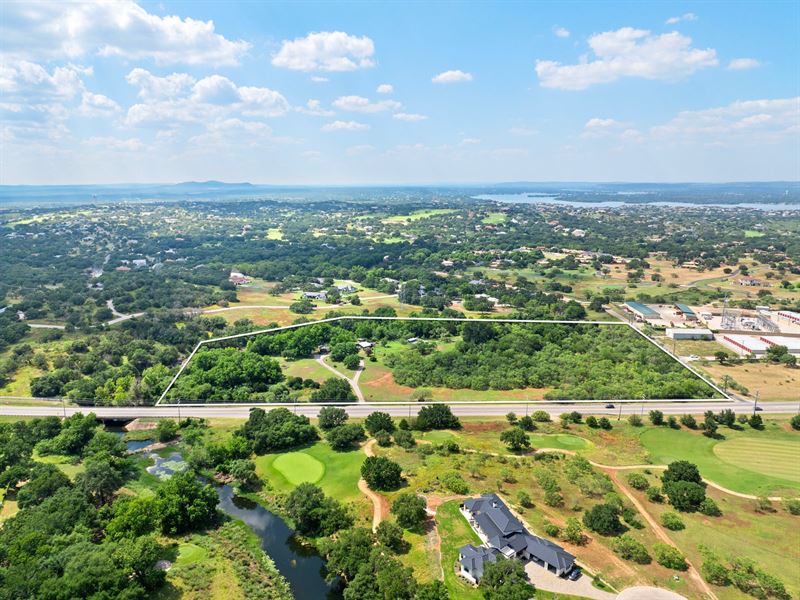 Horseshoe Bay TX Lot, Paved Access : Horseshoe Bay : Llano County : Texas