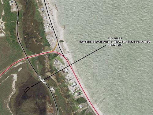 Texas Beach Property Only $7779 : Magnolia : Calhoun County : Texas