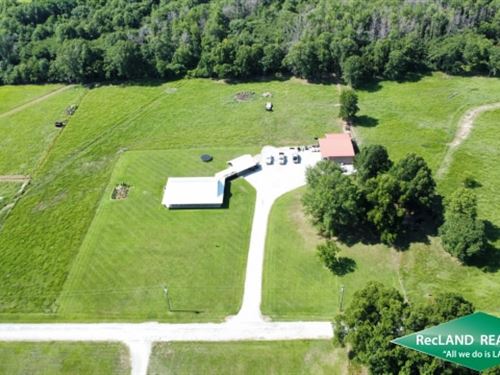 10 Ac, Home, Shop, Pasture : Delhi : Richland Parish : Louisiana