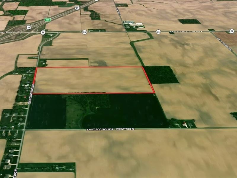 80 Acres of Tillable Ground in Howa : Kokomo : Howard County : Indiana