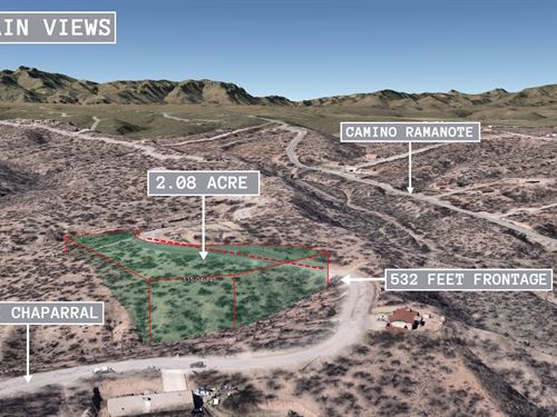 2.08 Acres in Rio Rico, $175/Mo : Rio Rico : Santa Cruz County : Arizona
