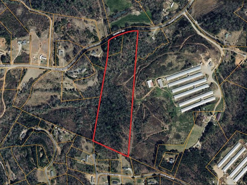 16.66 Acres in Burke County NC : Connelly Springs : Burke County : North Carolina