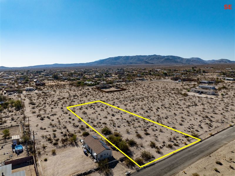 $1,565.52 Down, Paved Road Lot : Twentynine Palms : San Bernardino County : California