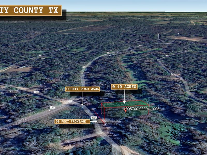 .19 Acre in Liberty, $200 a Month : Liberty : Liberty County : Texas