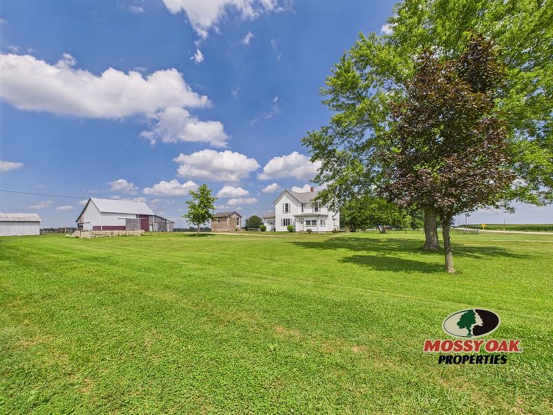 9 Acres, Your Dream Renovation : Frankton : Madison County : Indiana