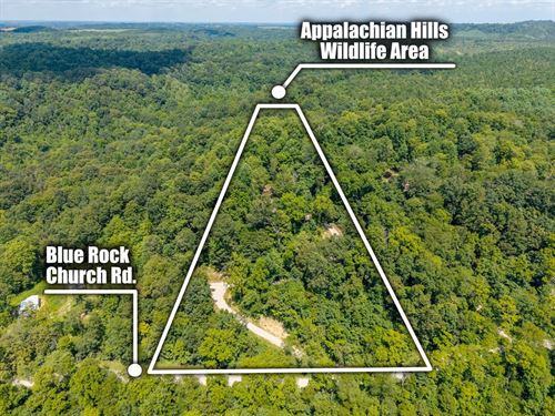 Blue Rock Church Rd, 5 Acres : Chandlersville : Muskingum County : Ohio