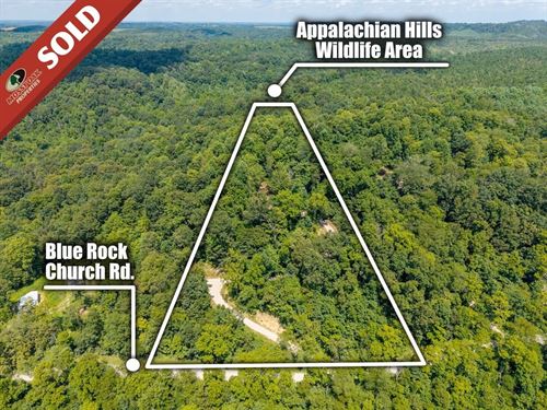 Blue Rock Church Rd, 5 Acres : Chandlersville : Muskingum County : Ohio