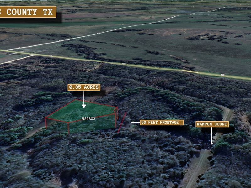.35 Acre in Navasota, $300 a Month : Navasota : Grimes County : Texas